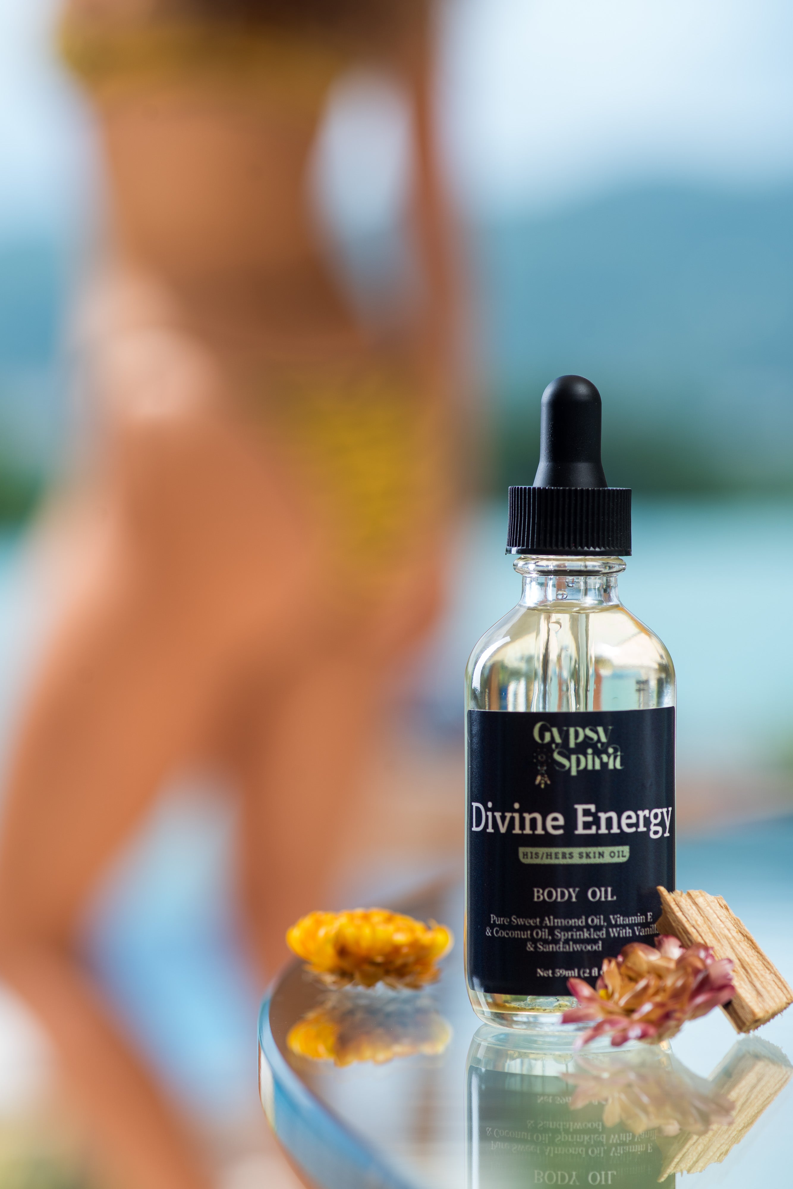 Divine Energy - Nourishing Sweet Almond Body Oil for Silky Smooth Skin